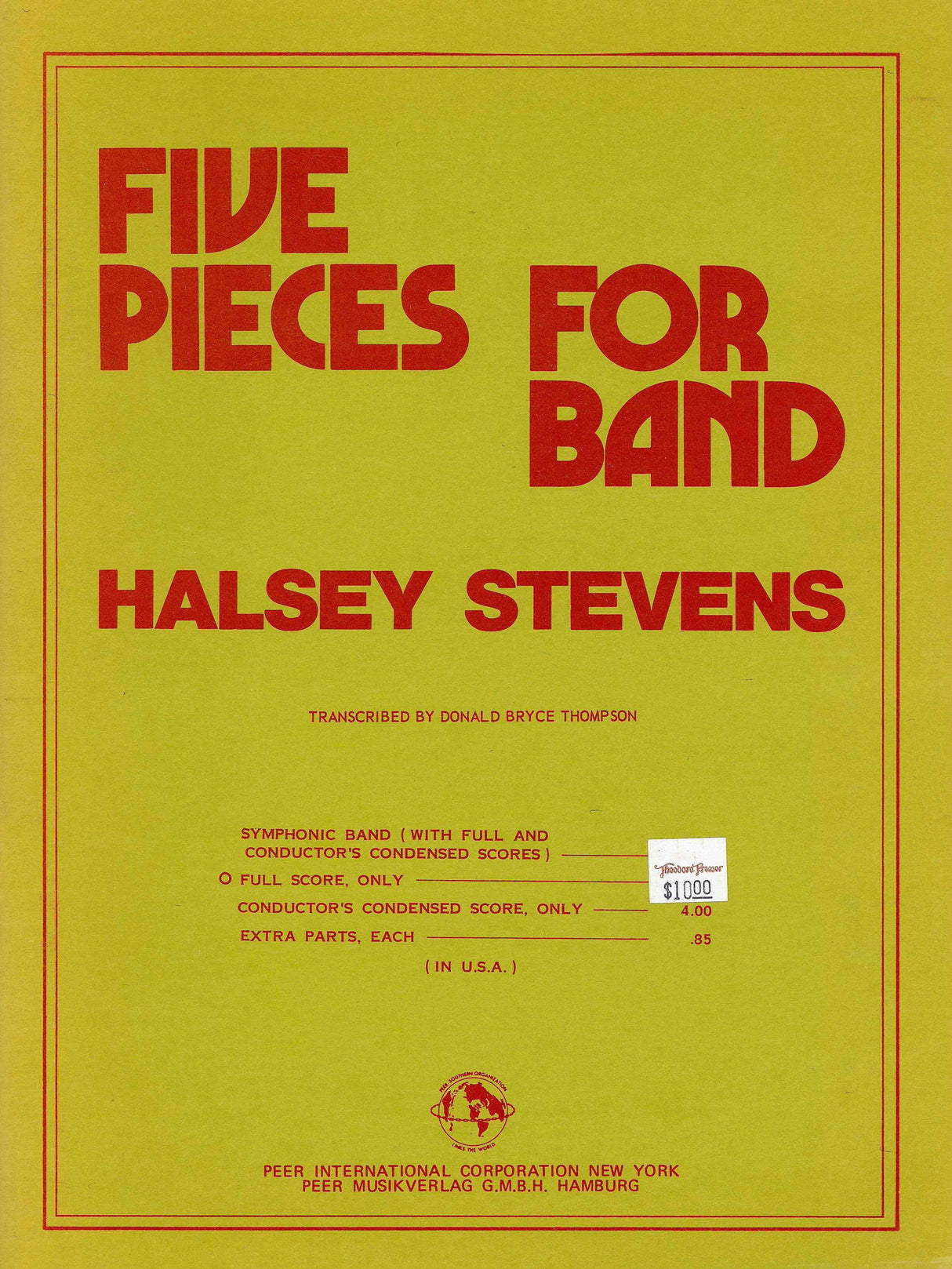 H. Stevens: 5 Pieces for Band
