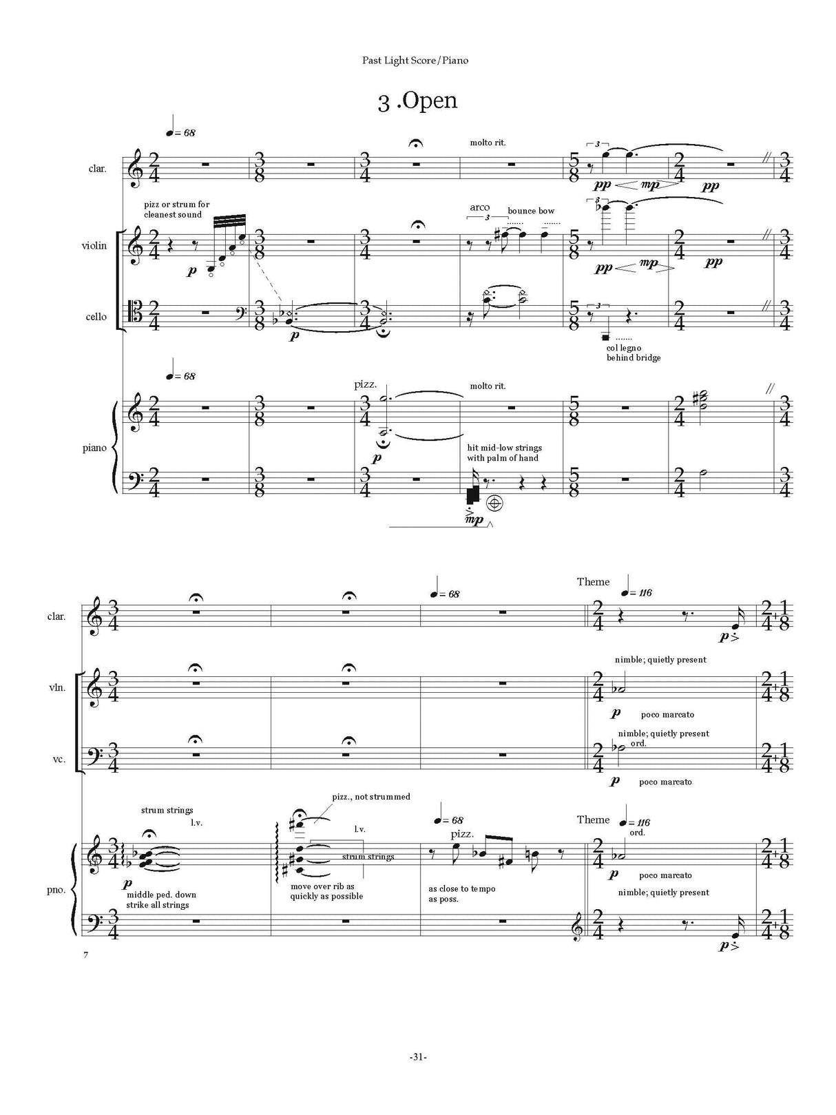 Rosenzweig: Past Light