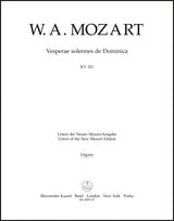 Mozart: Vesperae solennes de Dominica, K. 321