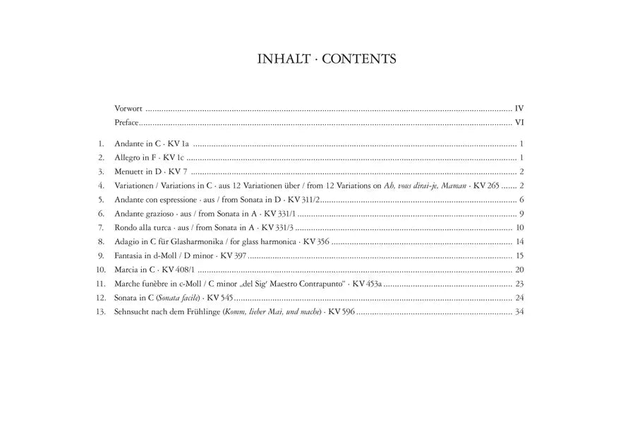 Mozart: A Piano Treasury