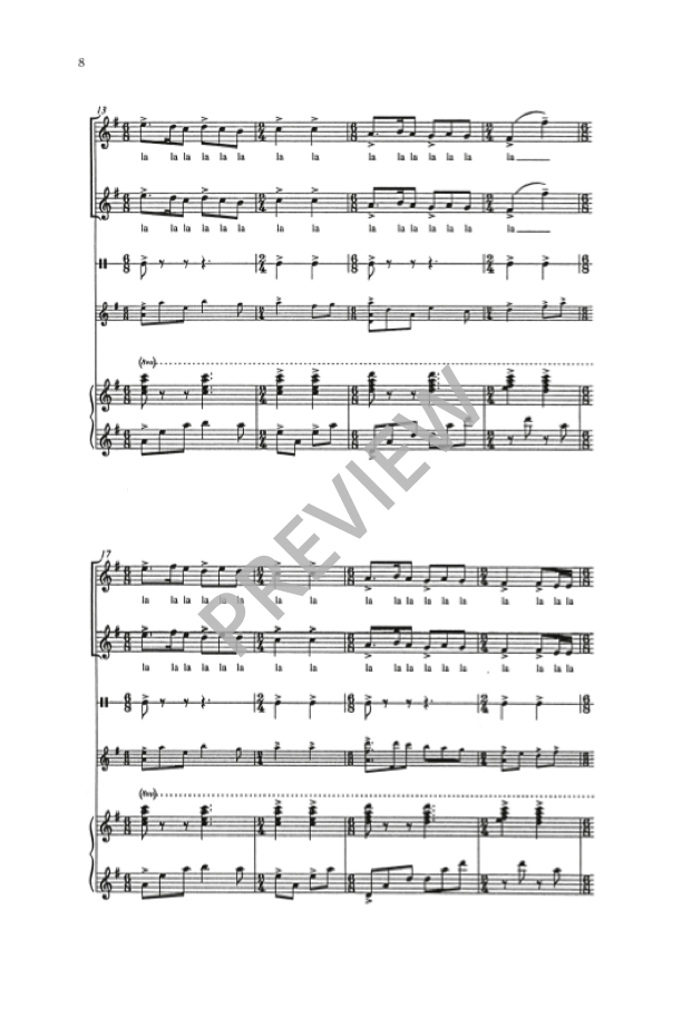 Whitacre: 5 Hebrew Love Songs (Version for SA Choir)