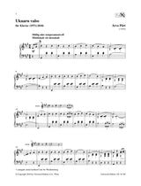 Pärt: Ukuaru valss (for piano)