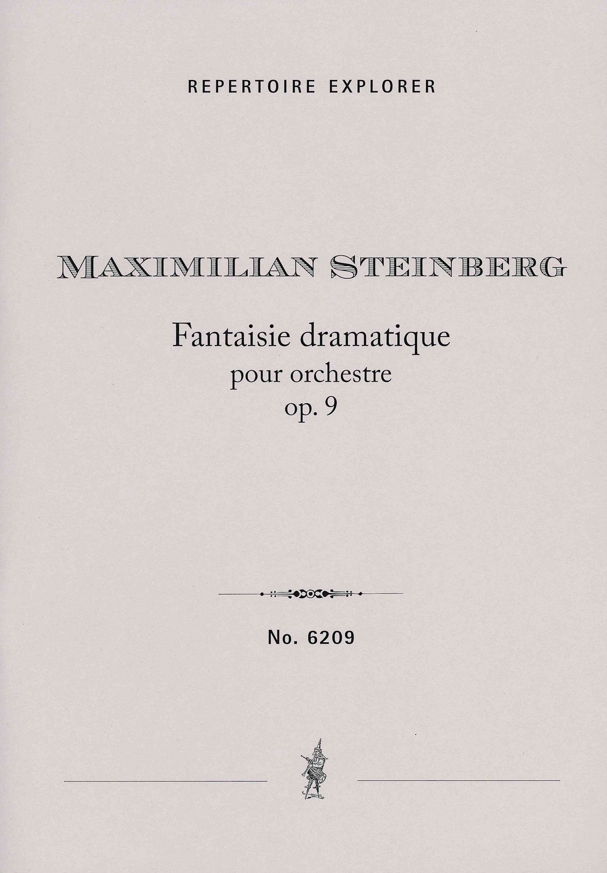 Steinberg: Fantaisie dramatique, Op. 9