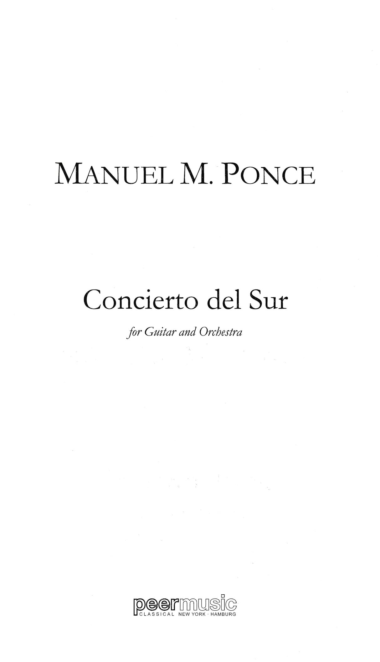 Ponce: Concierto del Sur