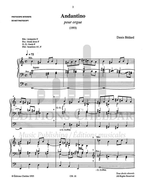 Bédard: Andantino