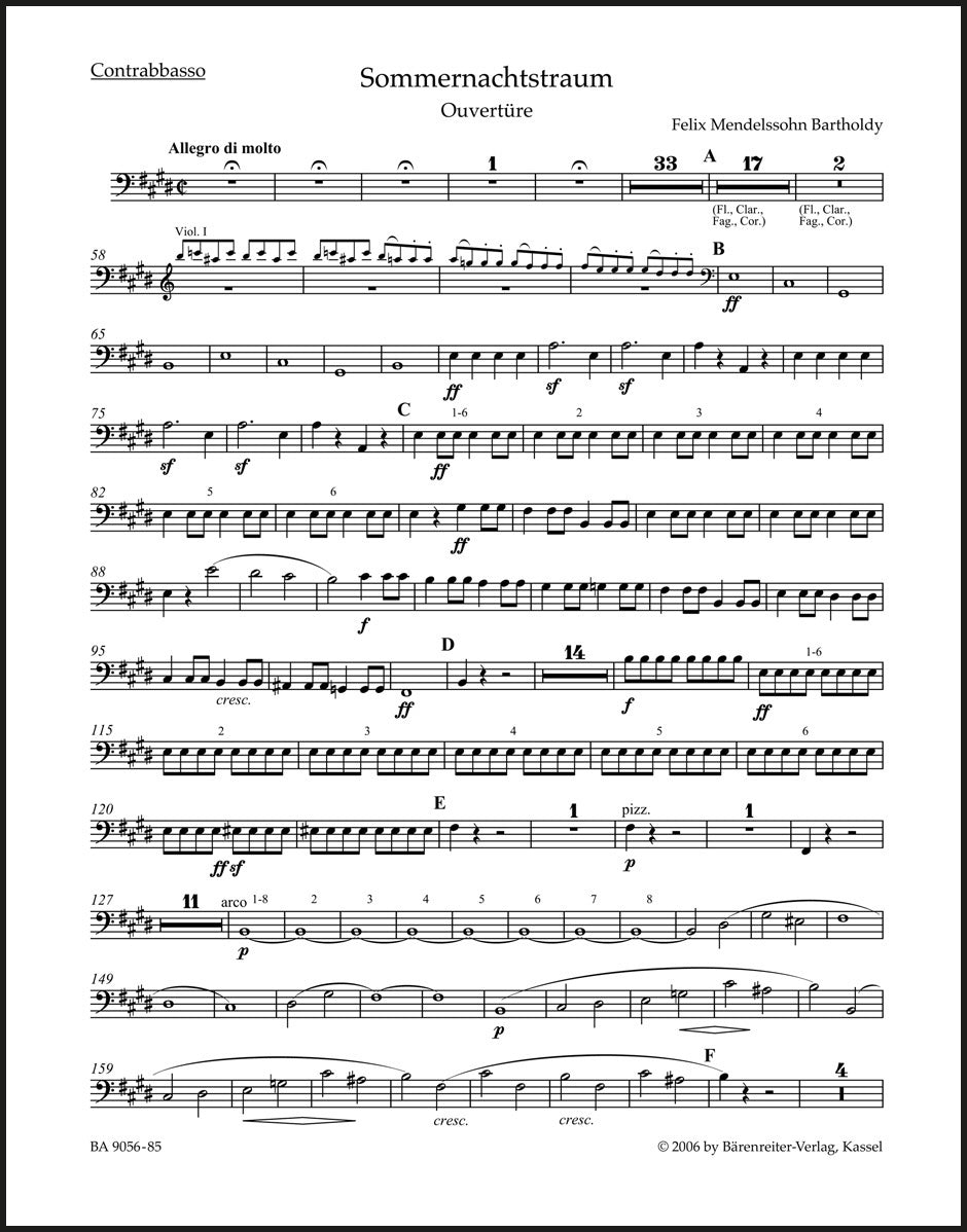 Mendelssohn: A Midsummer Night's Dream Overture, MWV P 3, Op. 21