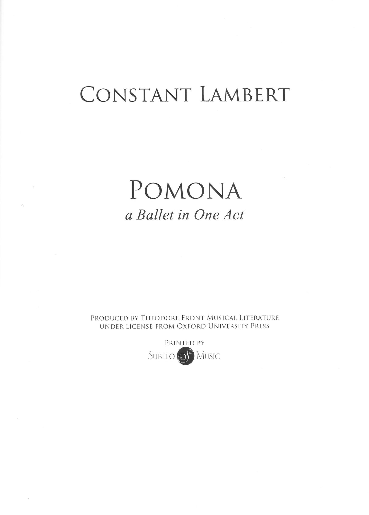 Lambert: Pomona