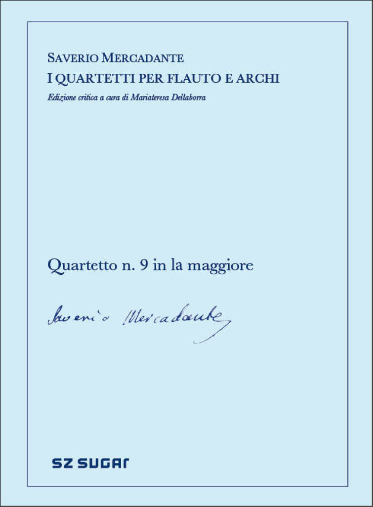Mercadante: Quartet No. 9 in A Major