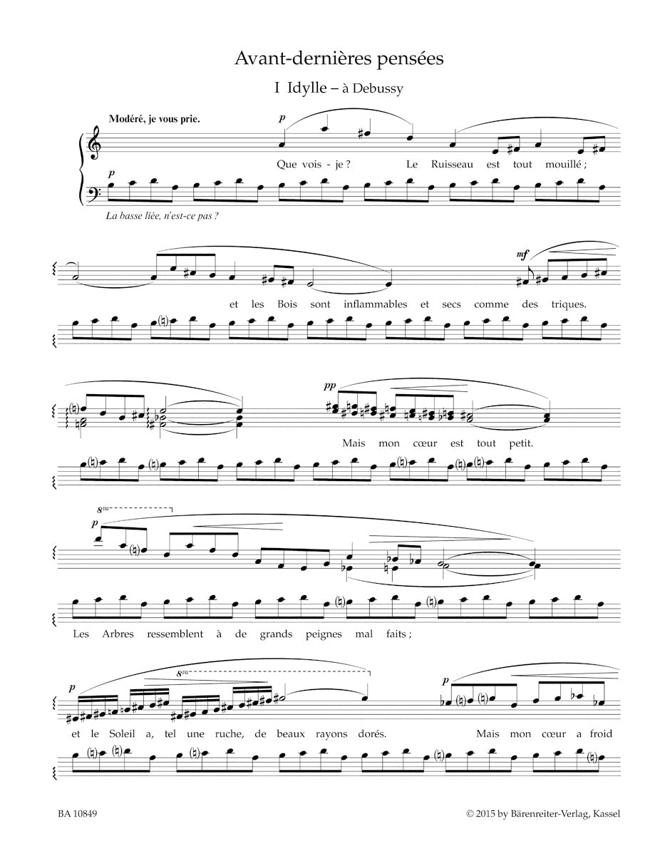 Satie: Avant-dernières pensées – Ficks Music