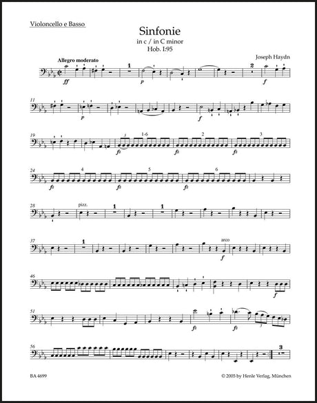 Haydn: Symphony in C Minor, Hob. I:95