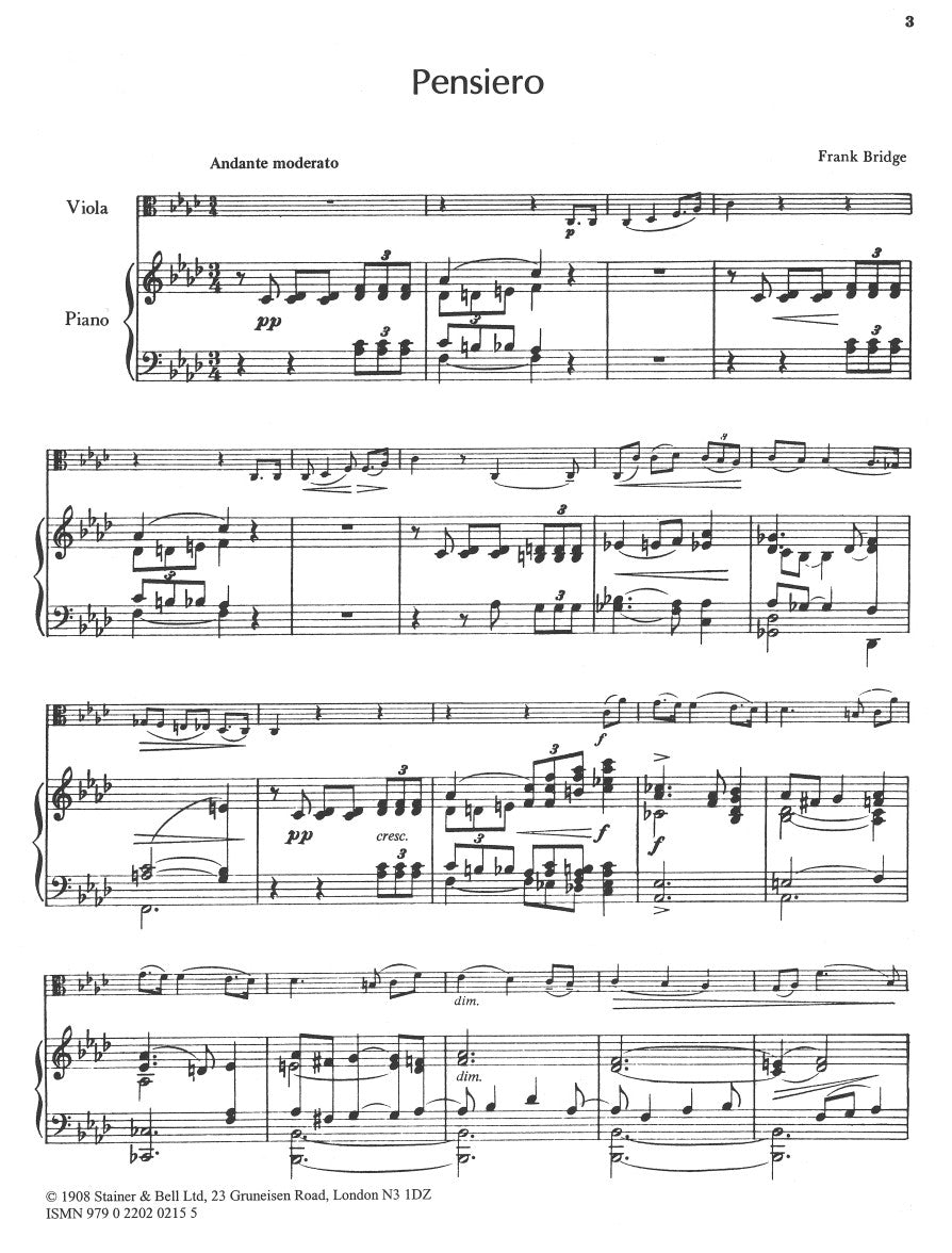 音楽療法 MUSIC AS THE BRIDGE Bridge: 2 Pieces for Viola and Piano – Ficks Music