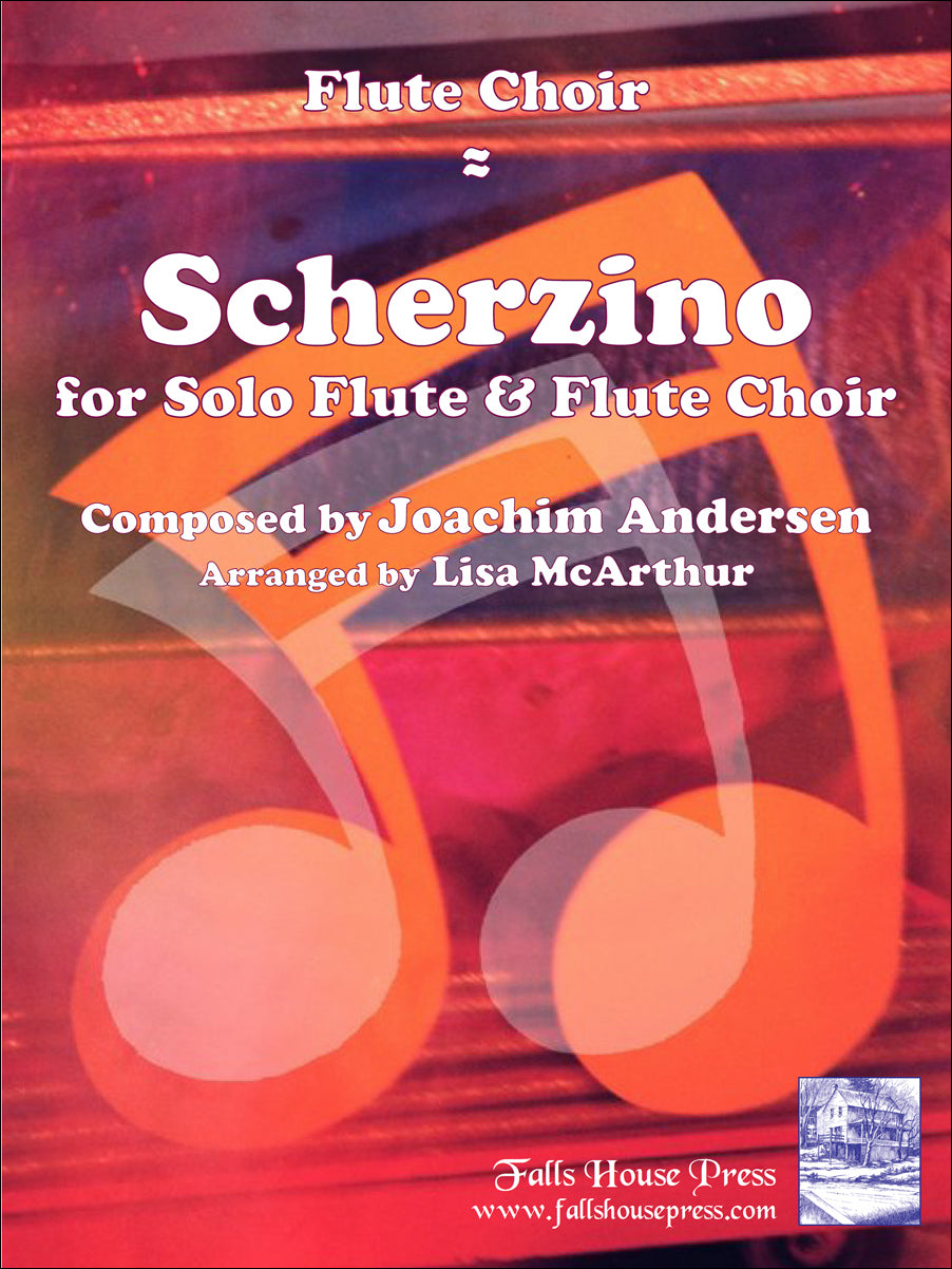 Andersen: Scherzino (arr. for flute + flute choir)