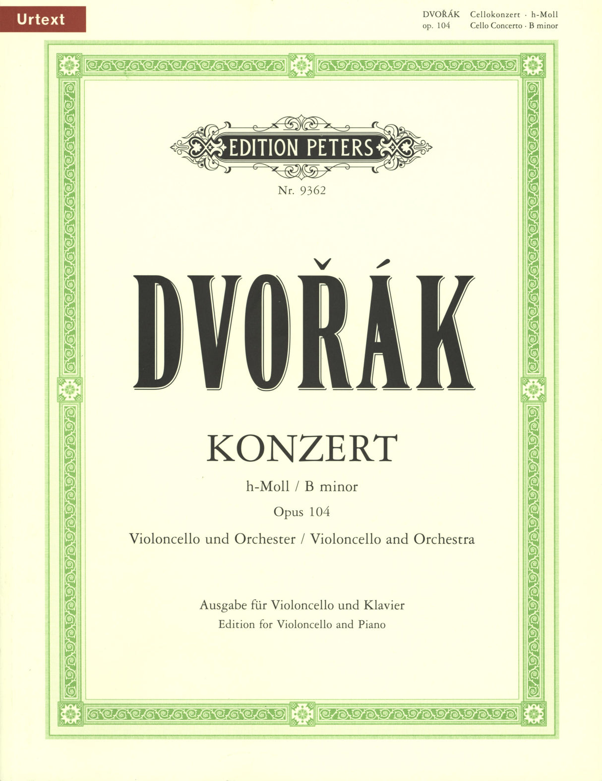 Dvořák: Cello Concerto in B Minor, Op. 104