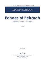 Boykan: Echoes of Petrarch