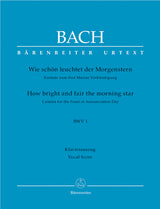 Bach: Wie schön leuchtet der Morgenstern, BWV 1