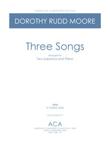 3 Songs (arr. for 2 sopranos & piano)