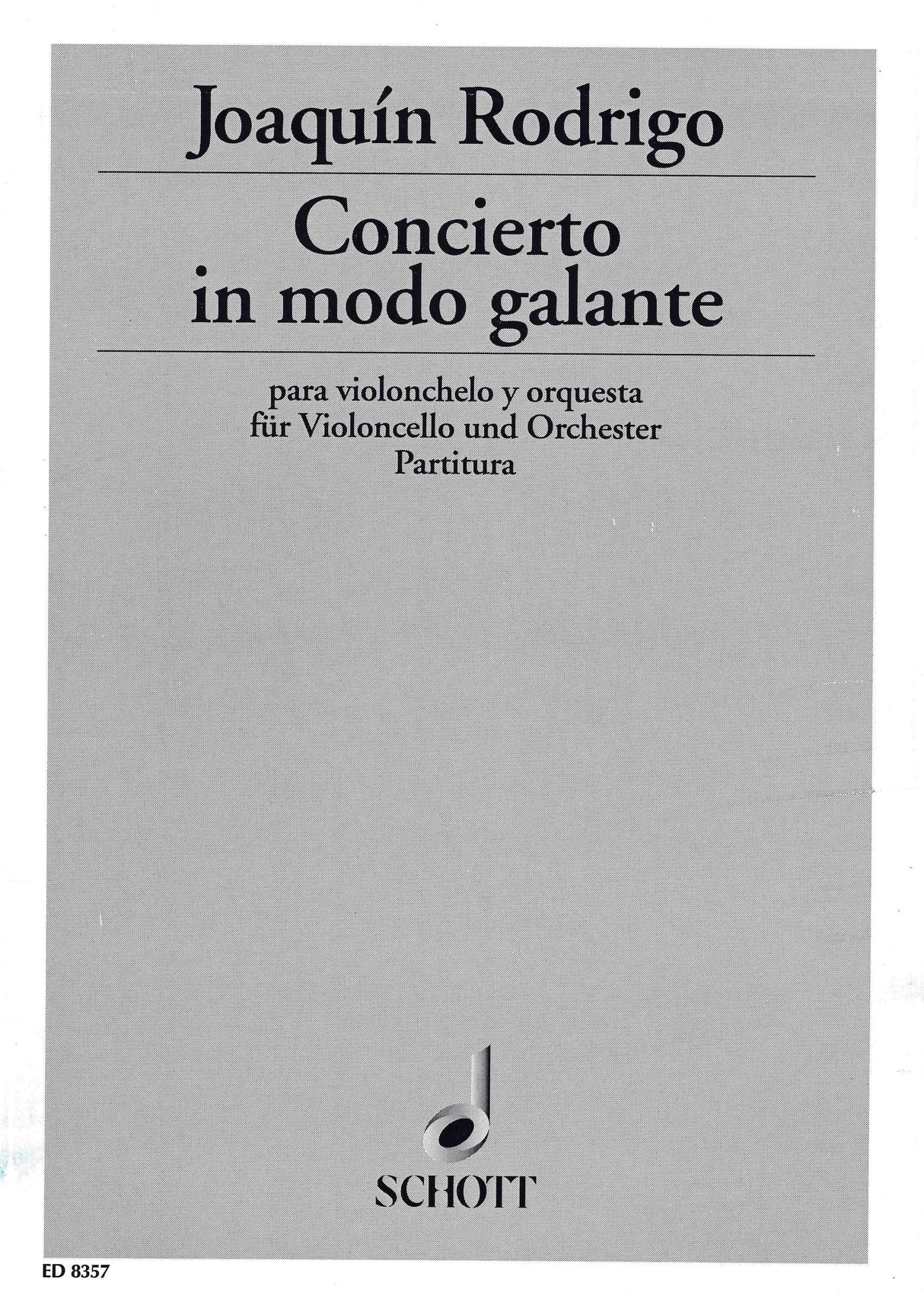 Rodrigo: Concerto in modo galante
