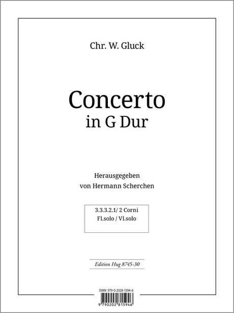 Gluck: Flute Concerto in G Major