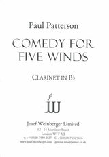 Patterson: Comedy for Five Winds, Op. 14