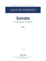 D. Richardson: Double Bass Sonata