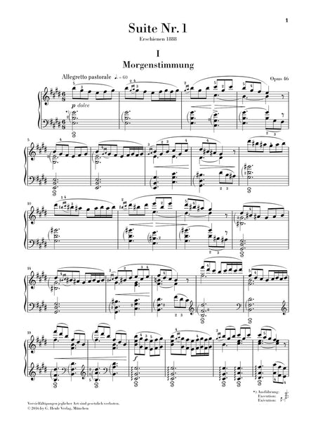 Grieg: Peer Gynt Suites (Version for Piano)