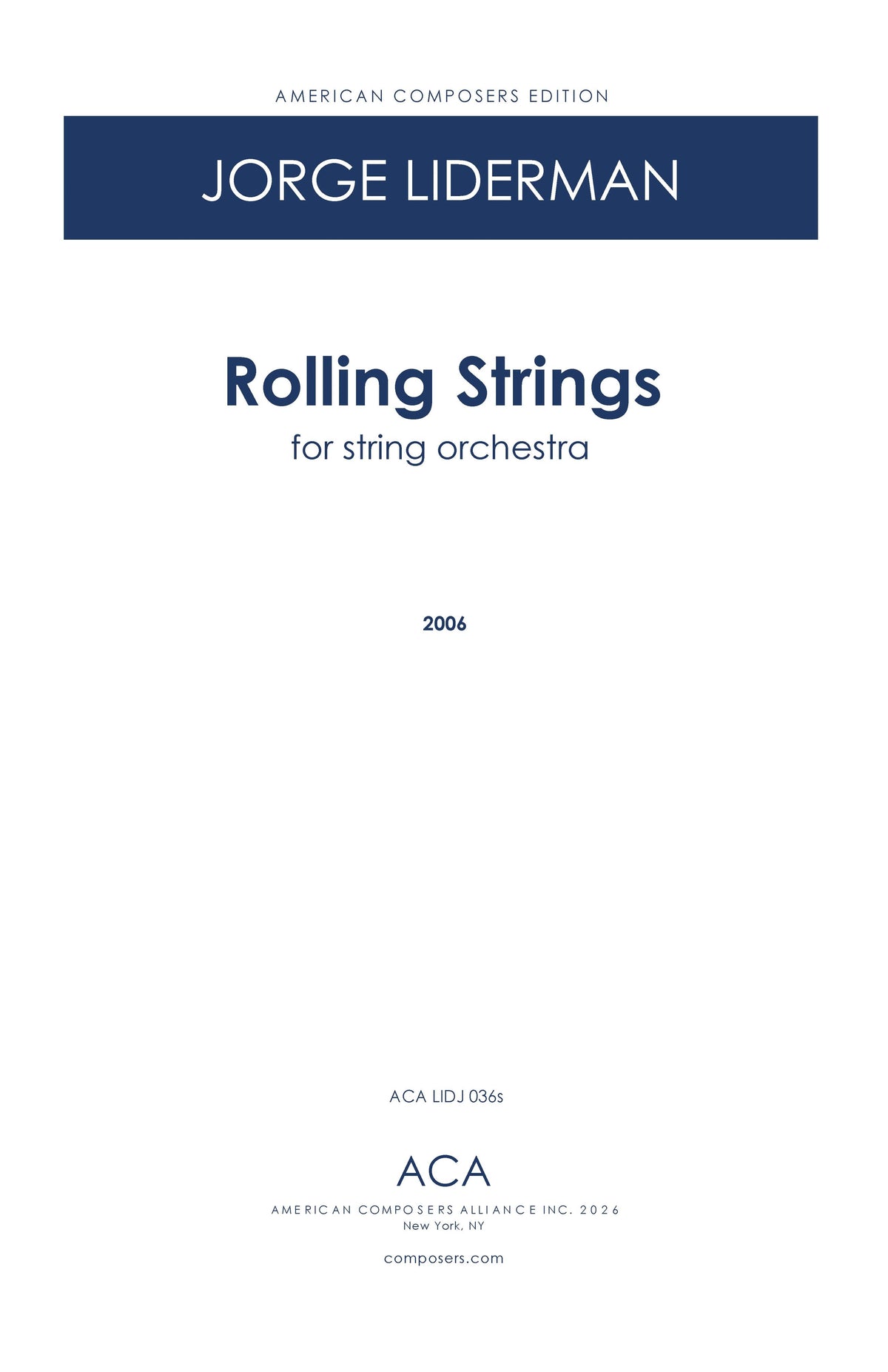 Liderman: Rolling Strings