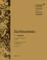 Rachmaninoff: Vocalise, Op. 34, No. 14 (arr. for soprano & orchestra)