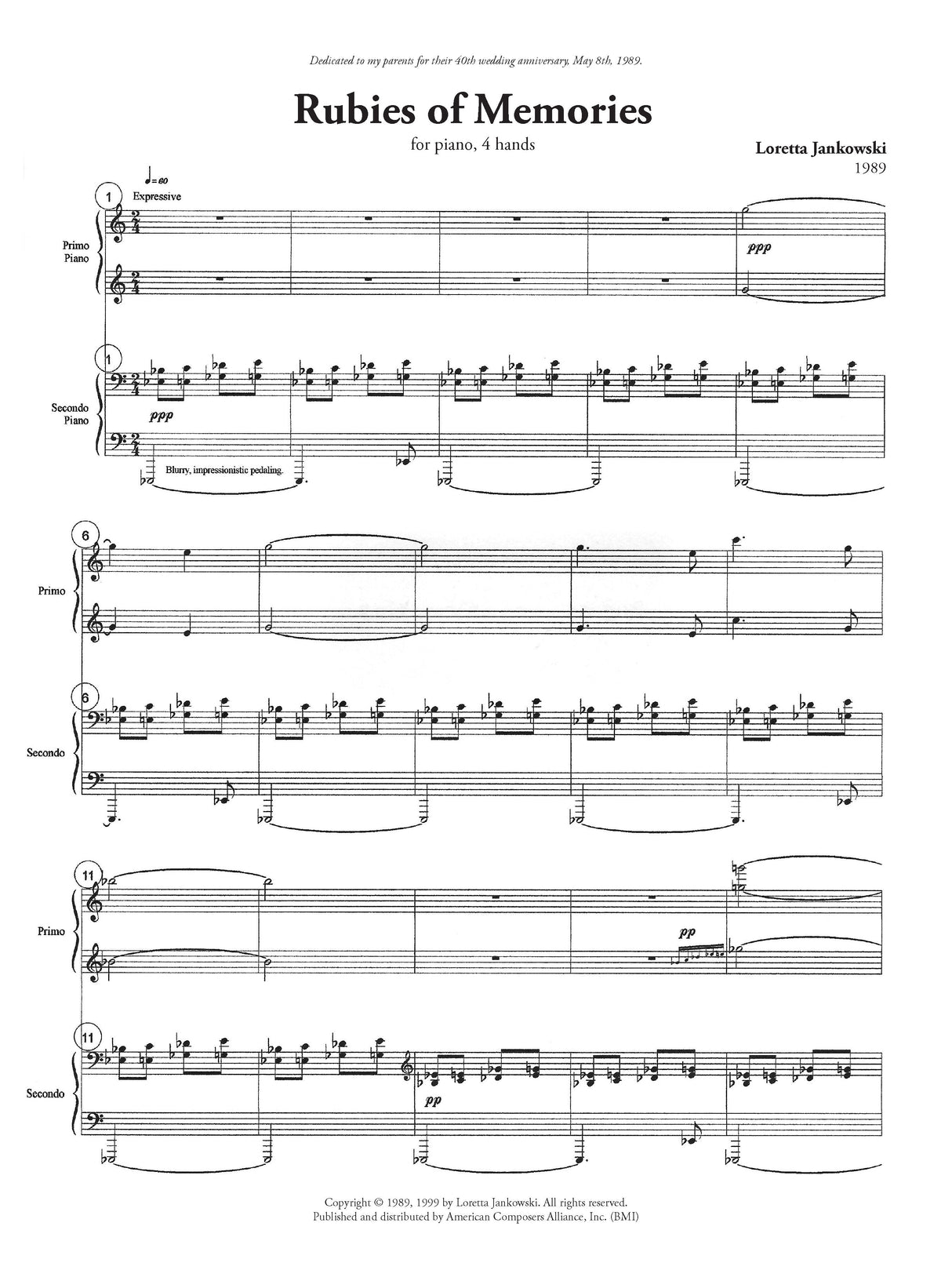 Jankowski: Rubies of Memories