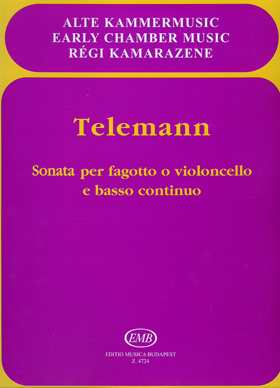 Telemann: Bassoon Sonata in E-flat Major