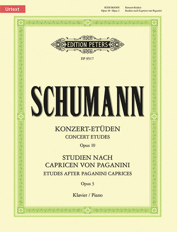 Schumann: Paganini Studies, Opp. 3 & 10