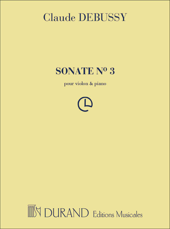 Debussy: Violin Sonata in G Minor – Ficks Music