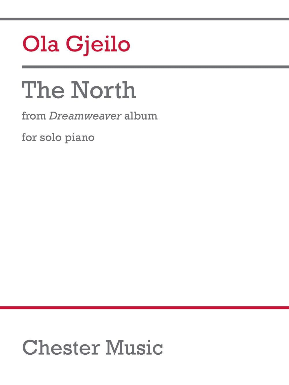 Gjeilo: The North