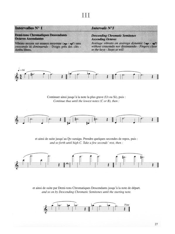 Debost: Une simple flûte - Notebook