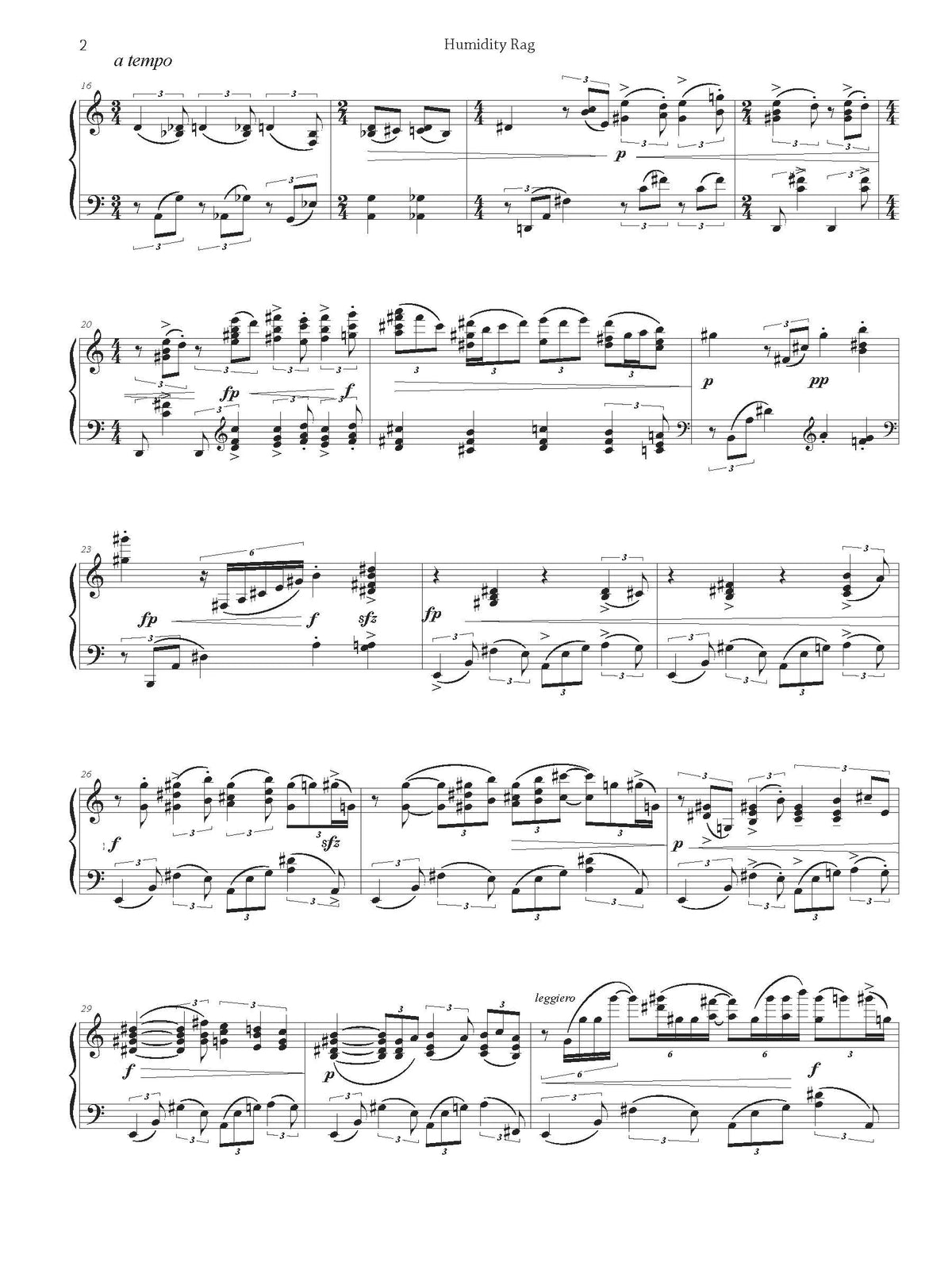 Sohn: Humidity Rag