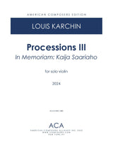 Karchin: Processions III