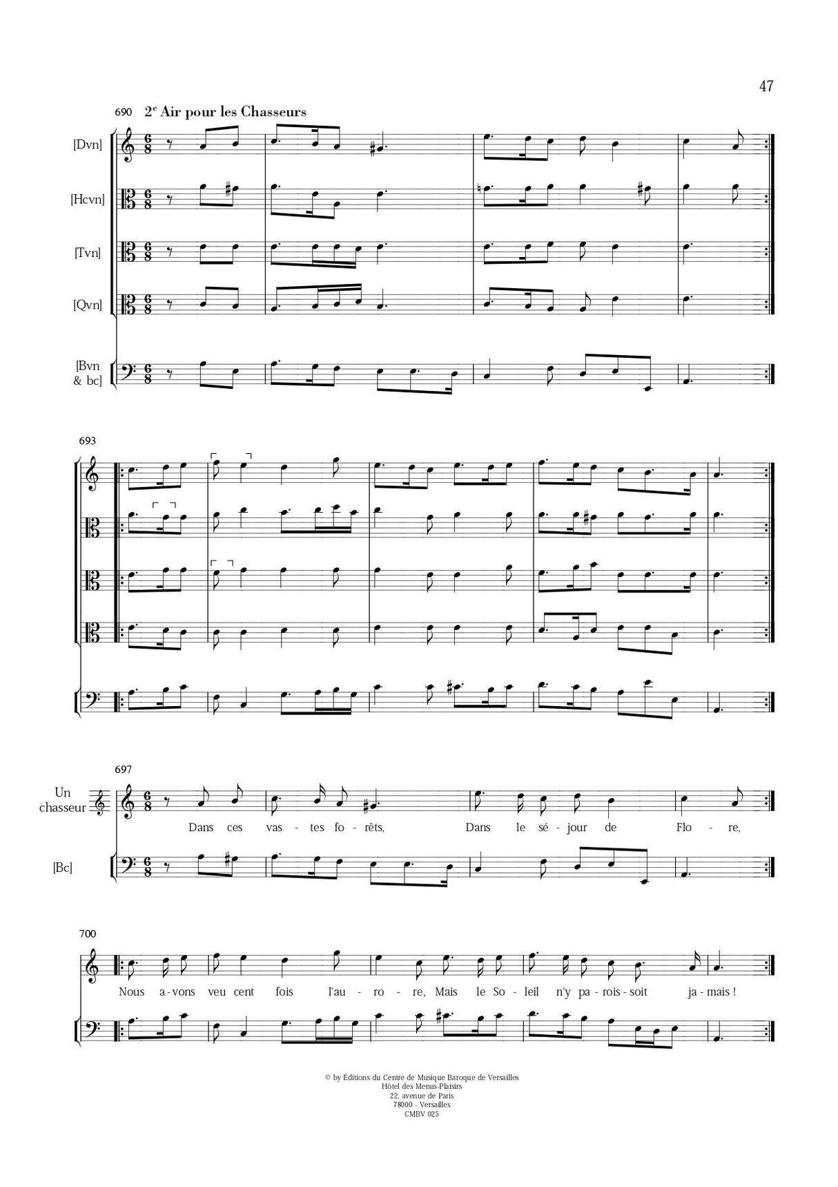 Desmarest: Les Petits opéras