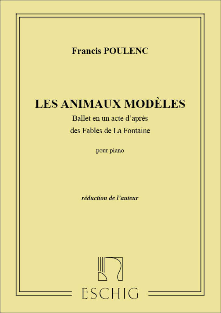Poulenc: Les Animaux Modèles Ballet, FP 111a