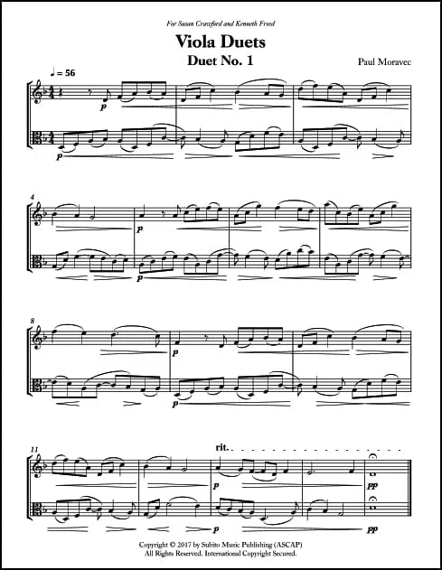 Moravec: Viola Duets