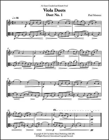 Moravec: Viola Duets
