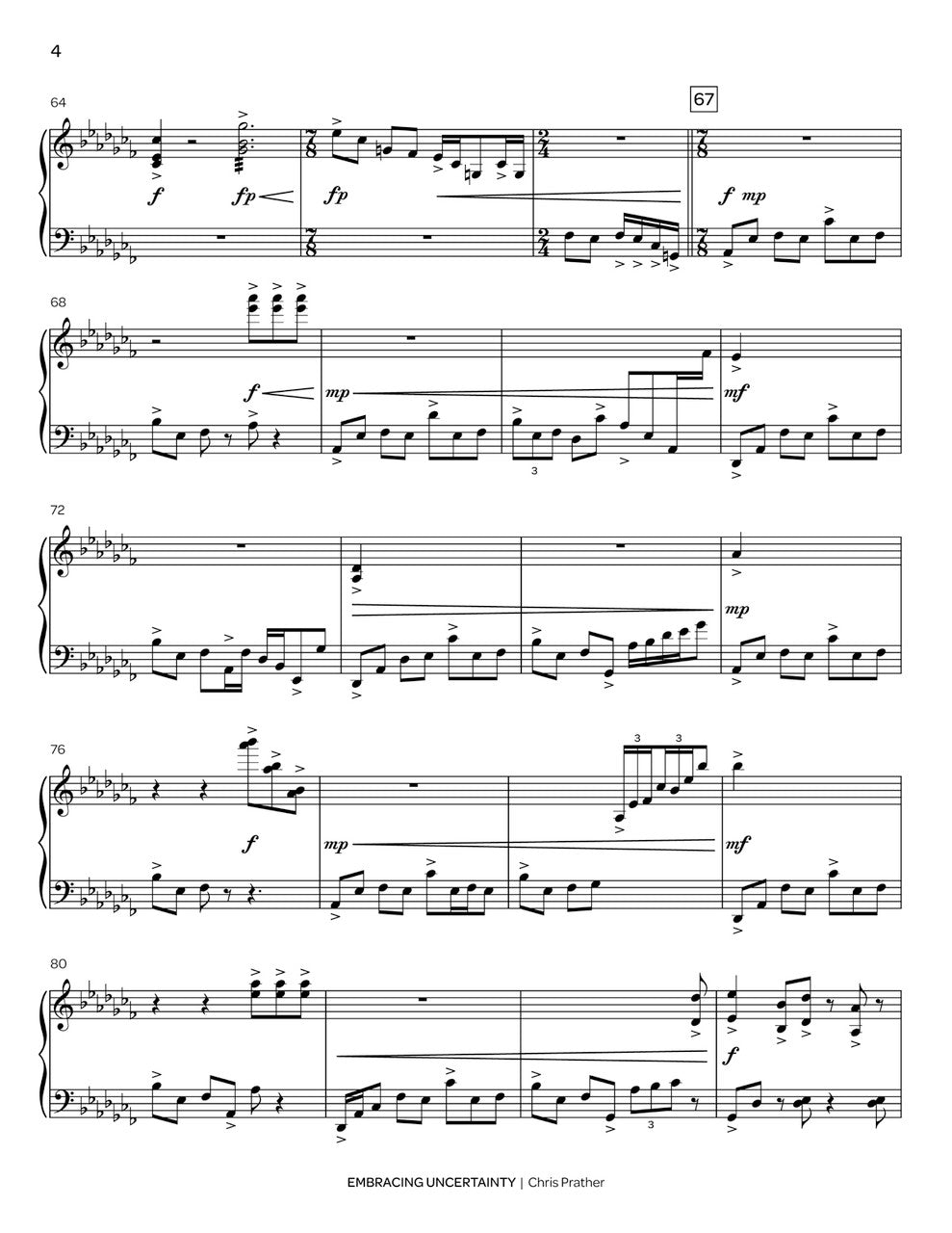 Prather: Embracing Uncertainty