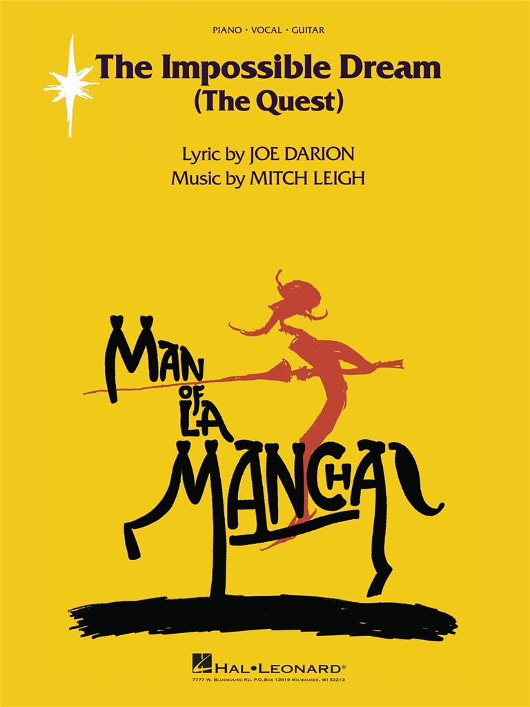 The Impossible Dream from Man of La Mancha (Piano / Vocal / Guitar)