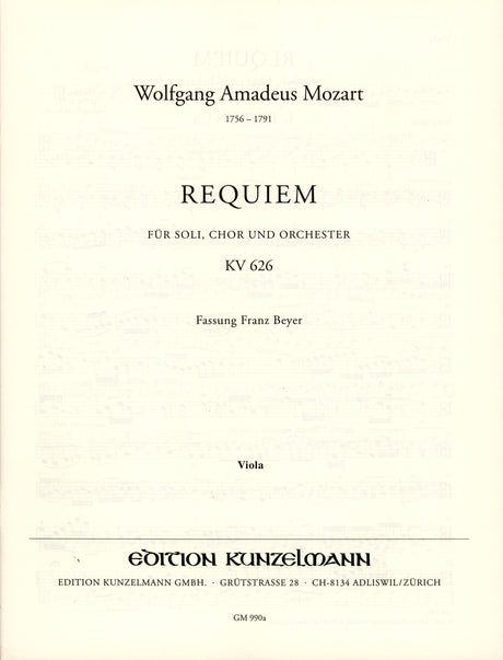 Mozart: Requiem, K. 626