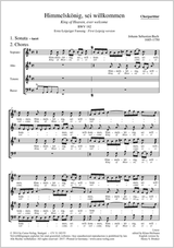 Bach: Himmelskönig, sei willkommen, BWV 182 (First Leipzig version in G Major)