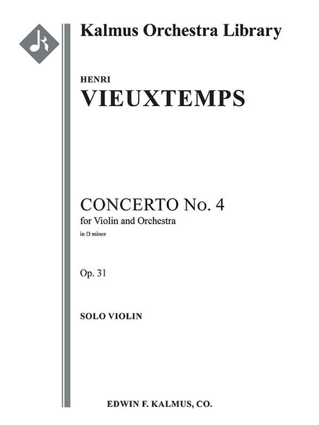 Vieuxtemps: Violin Concerto No. 4 in D Minor, Op. 31