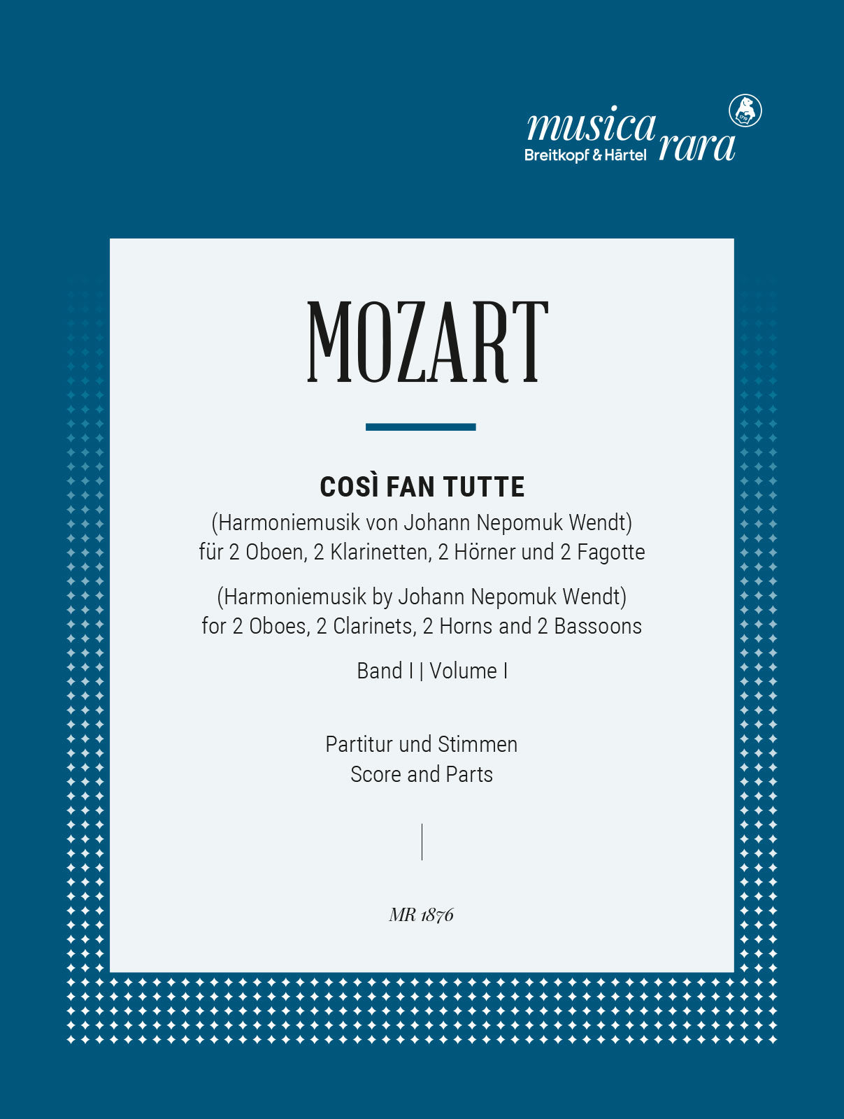 Mozart: Così fan tutte, K. 588 (arr. for wind octet)