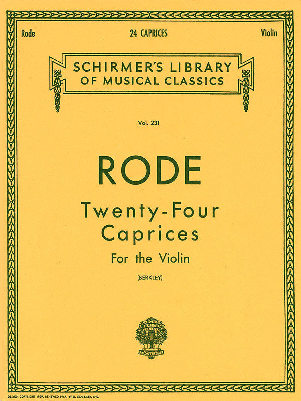 Rode: 24 Caprices