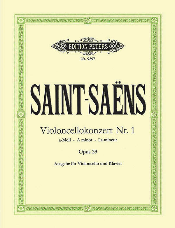 せ*ん様 官子譜 Saint-Saëns: Cello Concerto No. 1 in A Minor, Op. 33 – Ficks Music