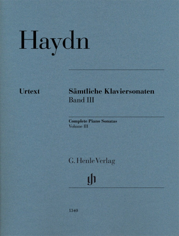 Haydn: Complete Piano Sonatas - Volume III – Ficks Music