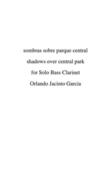 Garcia: sombras sobre parque central (shadows over central park)