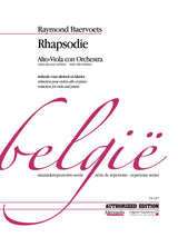 Baervoets: Rhapsodie for Viola and Orchestra